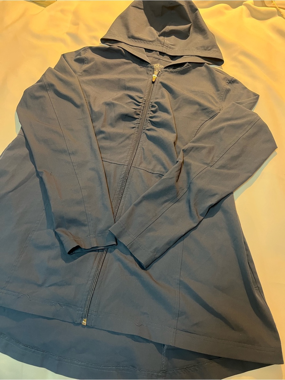 St. John's Bay Slate Blue Hooded Zip Jacket
